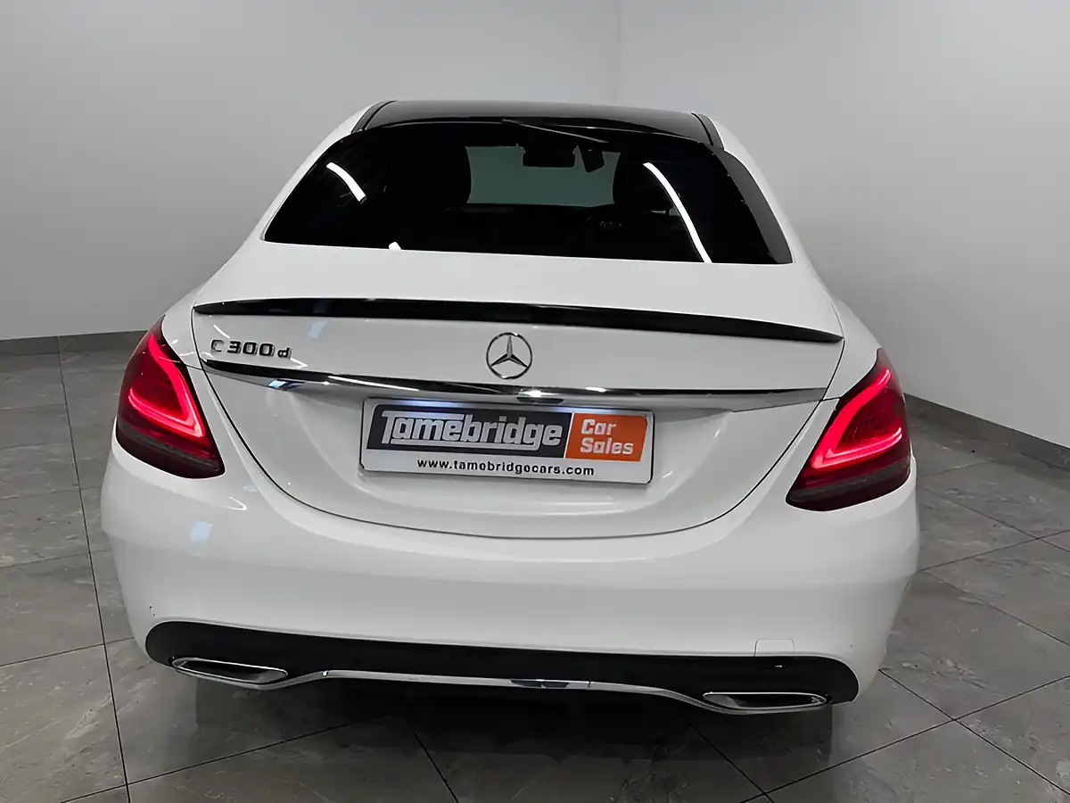 Used 2020 Mercedes-Benz C Class AMG Line Edition White - Interior and Exterior details 7