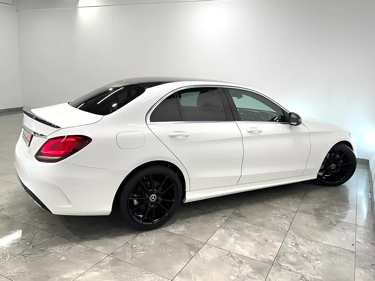Used 2020 Mercedes-Benz C Class AMG Line Edition White - Interior and Exterior details 8
