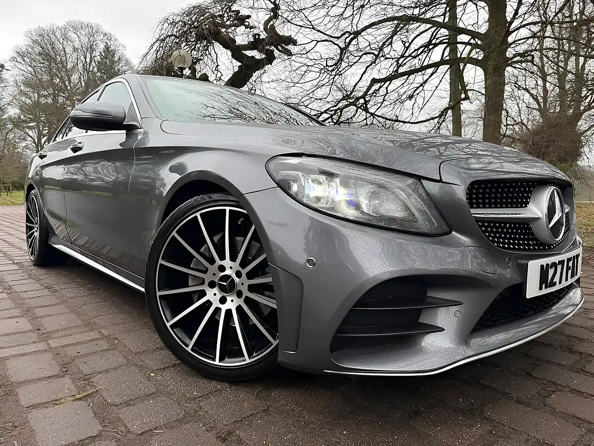 Used 2020 Mercedes-Benz C Class AMG Line Grey - Front View
