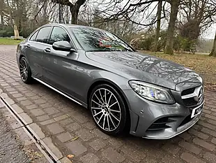 Used 2020 Mercedes-Benz C Class AMG Line Grey - Interior and Exterior details 11