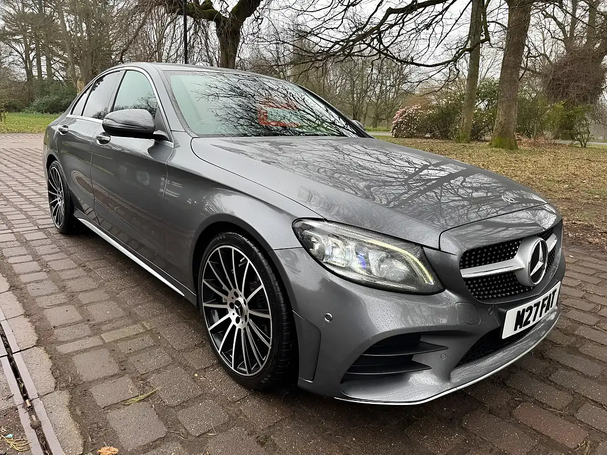 Used 2020 Mercedes-Benz C Class AMG Line Grey - Interior and Exterior details 12