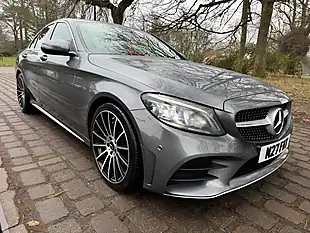 Used 2020 Mercedes-Benz C Class AMG Line Grey - Interior and Exterior details 4
