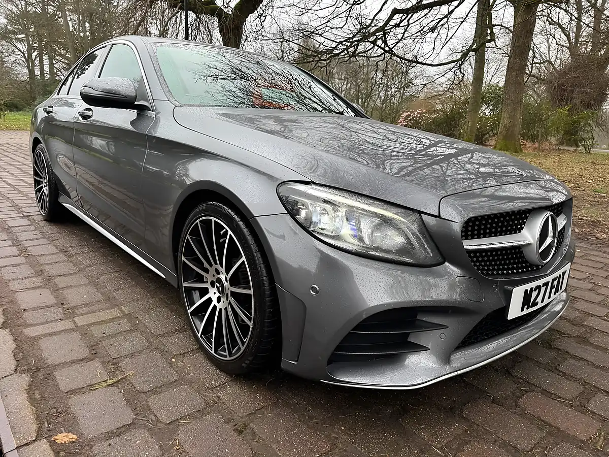 Used 2020 Mercedes-Benz C Class AMG Line Grey - Interior and Exterior details 4