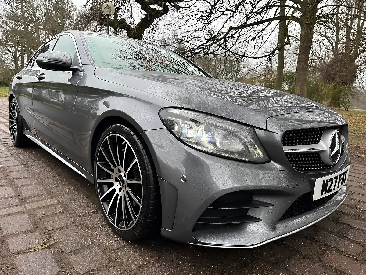 Used 2020 Mercedes-Benz C Class AMG Line Grey - Interior and Exterior details 5