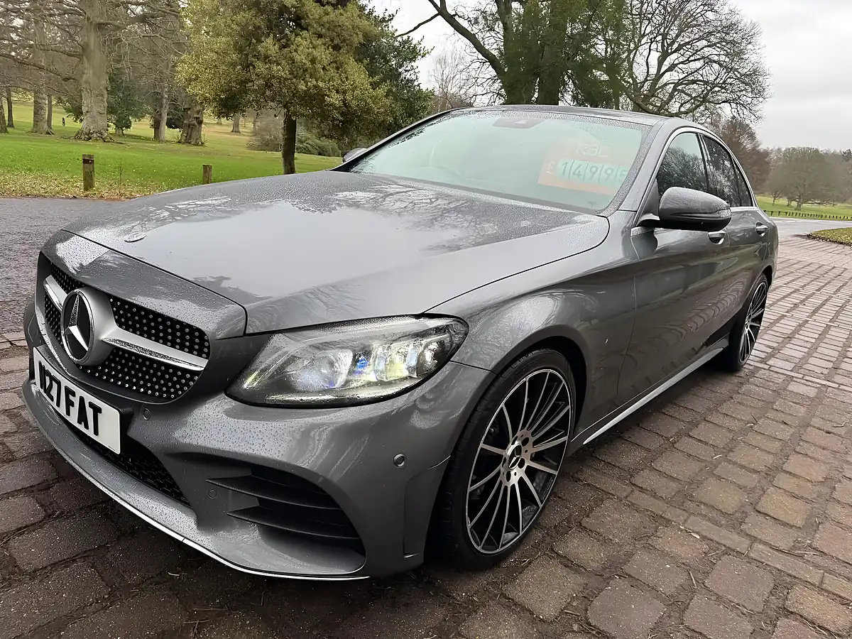 Used 2020 Mercedes-Benz C Class AMG Line Grey - Interior and Exterior details 6