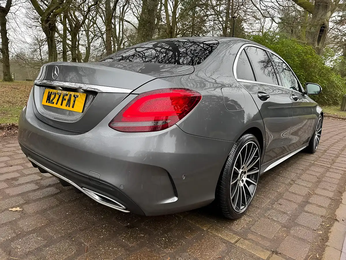 Used 2020 Mercedes-Benz C Class AMG Line Grey - Interior and Exterior details 7