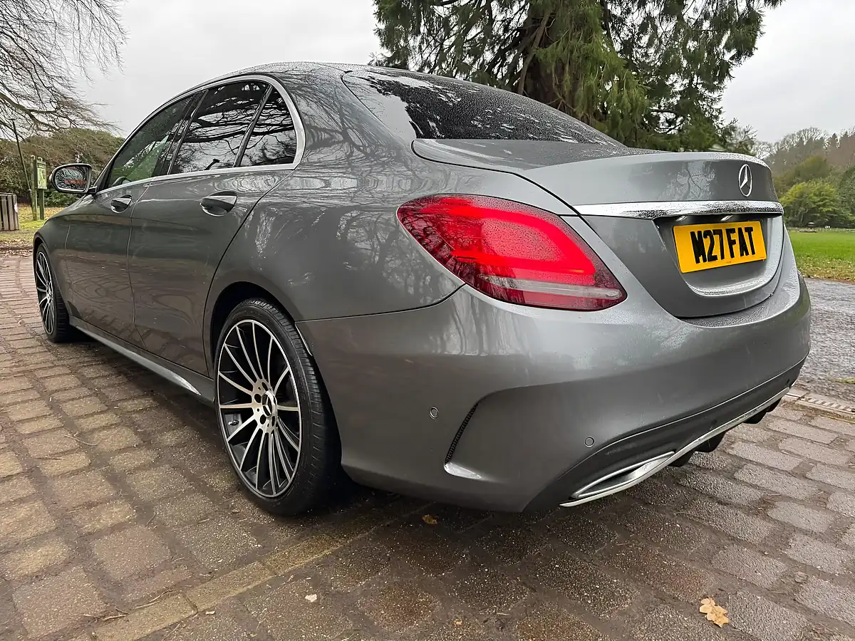 Used 2020 Mercedes-Benz C Class AMG Line Grey - Interior and Exterior details 8