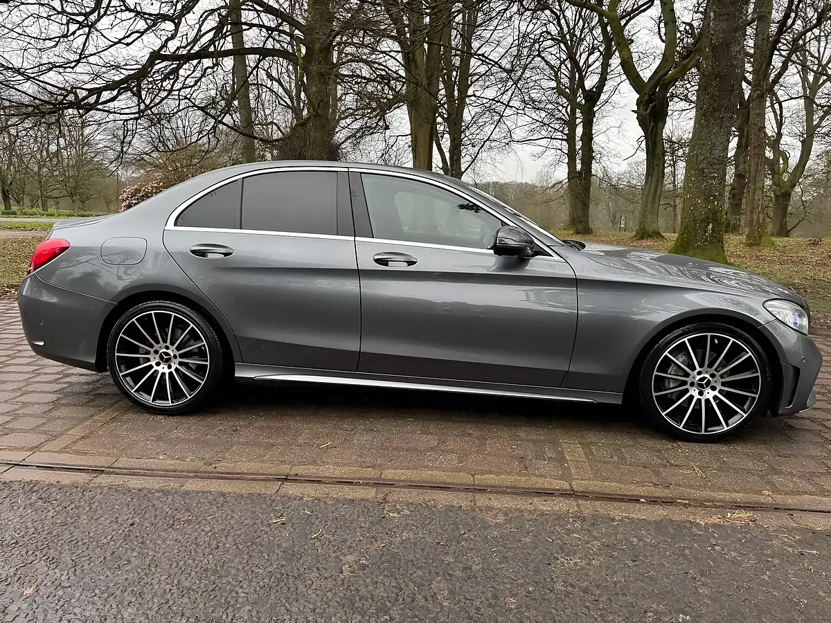 Used 2020 Mercedes-Benz C Class AMG Line Grey - Interior and Exterior details 9