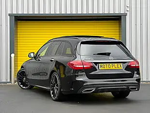 Used 2020 Mercedes-Benz C Class AMG Line Night Edition Premium Plus Black - Interior and Exterior details 9