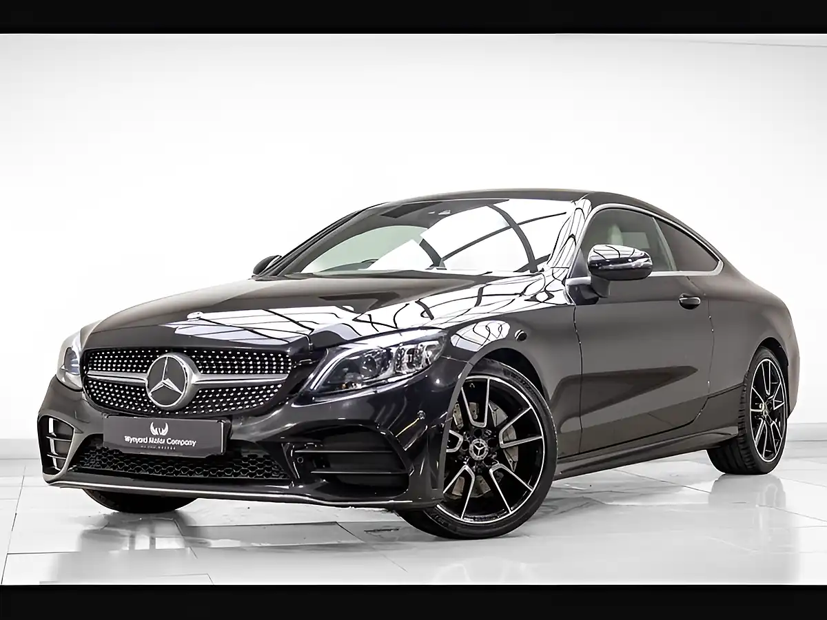 Used 2020 Mercedes-Benz C Class AMG Line (premium) Black - Front View