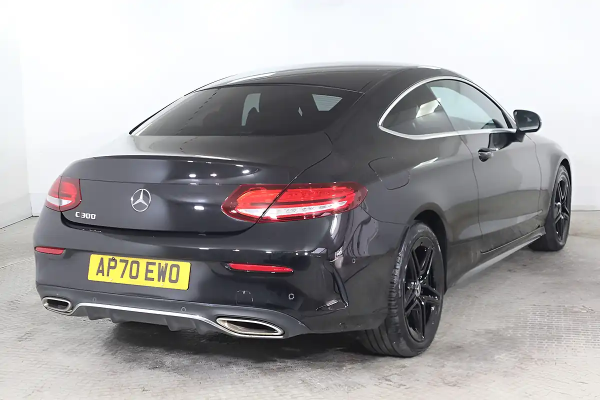 Used 2020 Mercedes-Benz C Class AMG Line Premium Black - Interior and Exterior details 4