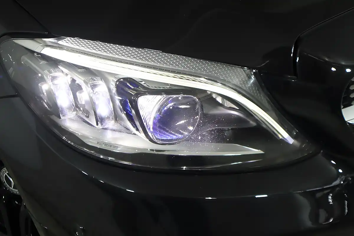 Used 2020 Mercedes-Benz C Class AMG Line Premium Black - Interior and Exterior details 9
