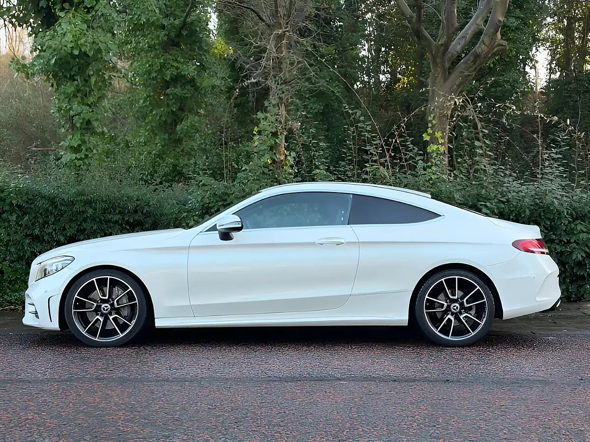 Used 2020 Mercedes-Benz C Class AMG Line (premium) White - Interior and Exterior details 11