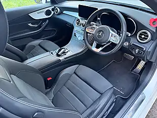 Used 2020 Mercedes-Benz C Class AMG Line (premium) White - Interior and Exterior details 12