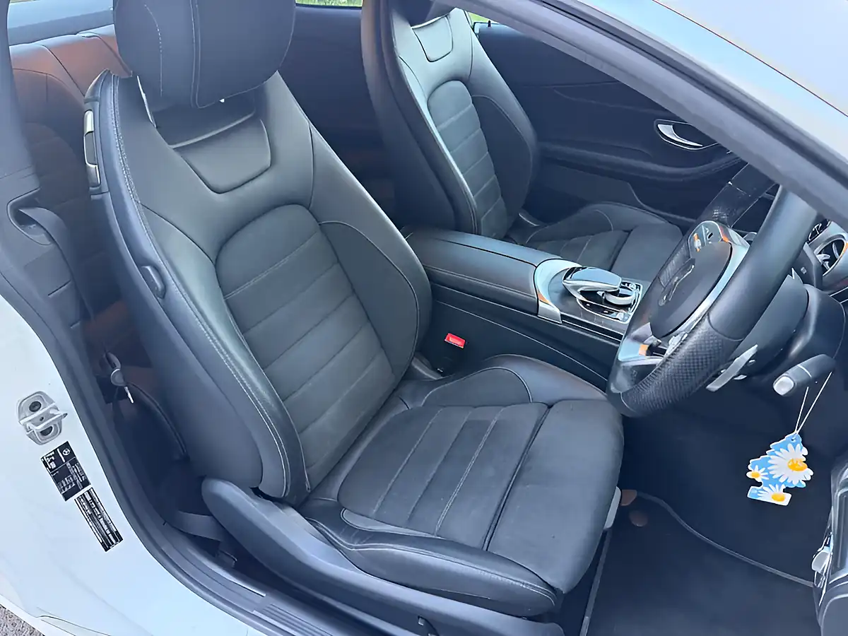 Used 2020 Mercedes-Benz C Class AMG Line (premium) White - Interior and Exterior details 13