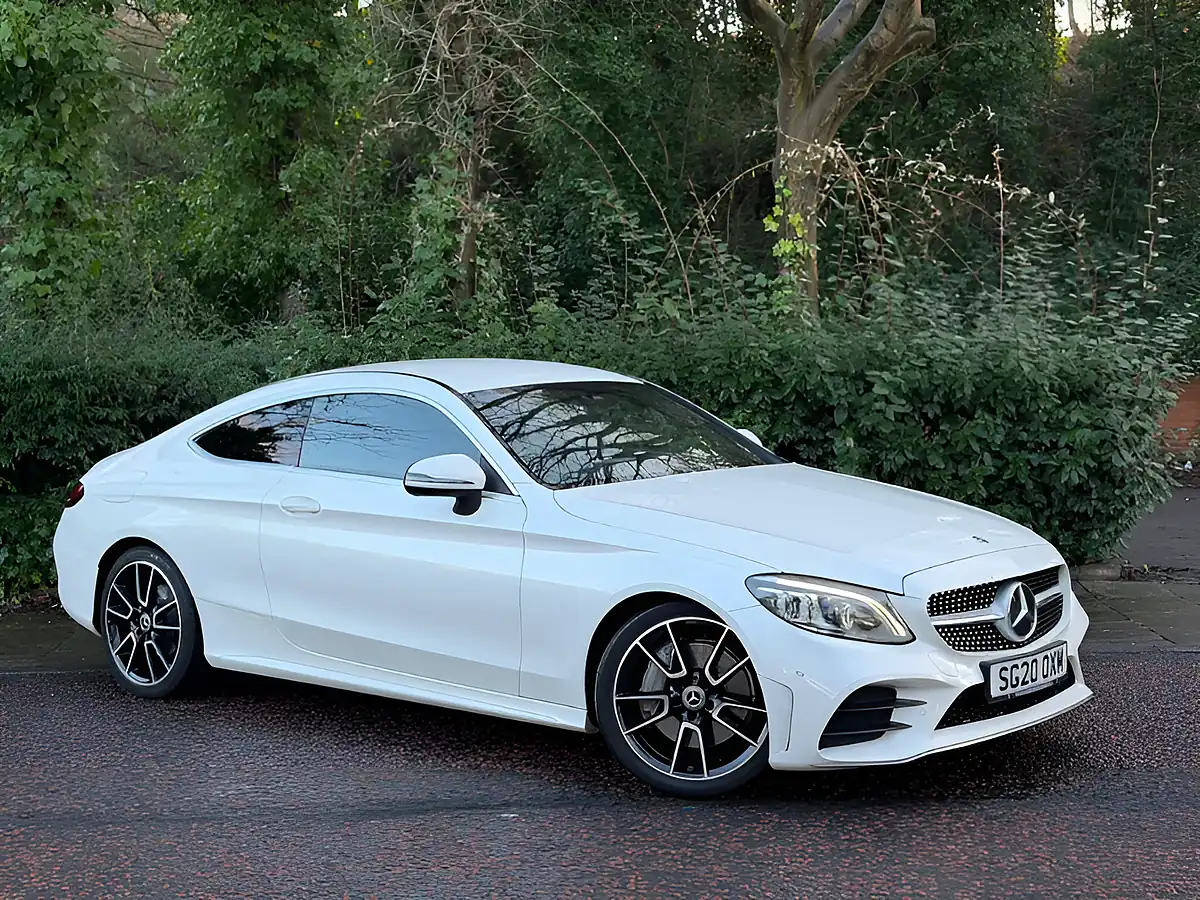 Used 2020 Mercedes-Benz C Class AMG Line (premium) White - Interior and Exterior details 2