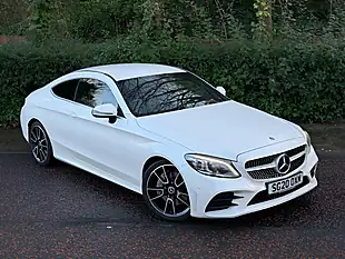 Used 2020 Mercedes-Benz C Class AMG Line (premium) White - Interior and Exterior details 4