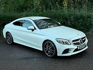 Used 2020 Mercedes-Benz C Class AMG Line (premium) White - Interior and Exterior details 5