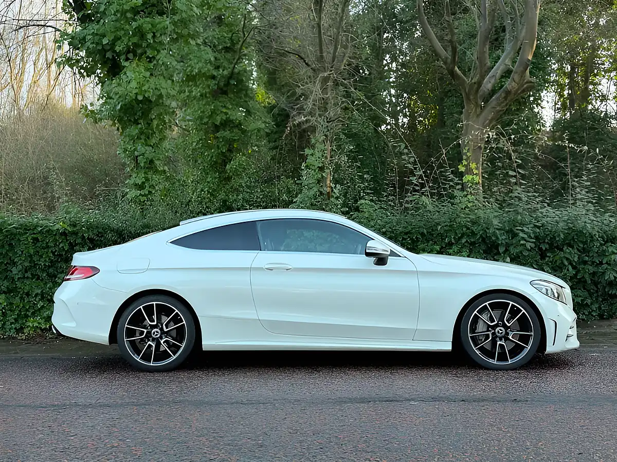 Used 2020 Mercedes-Benz C Class AMG Line (premium) White - Interior and Exterior details 6