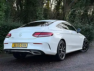 Used 2020 Mercedes-Benz C Class AMG Line (premium) White - Interior and Exterior details 7