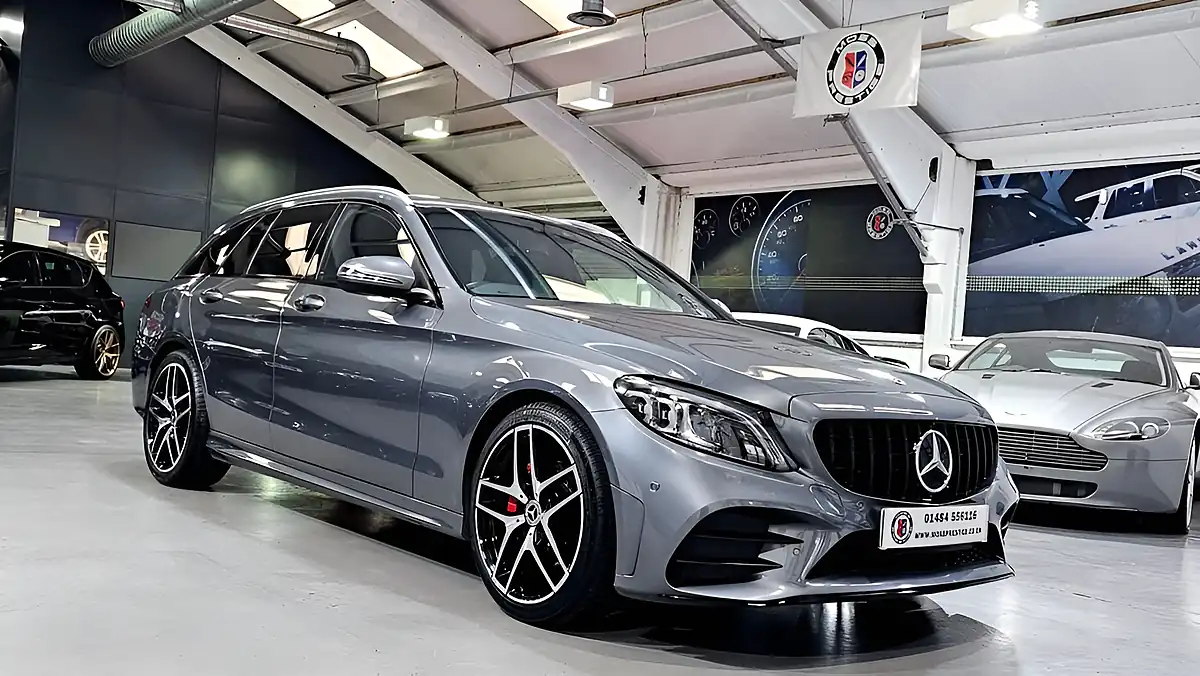 Used 2020 Mercedes-Benz C Class AMG Line Selenite Grey - Interior and Exterior details 9