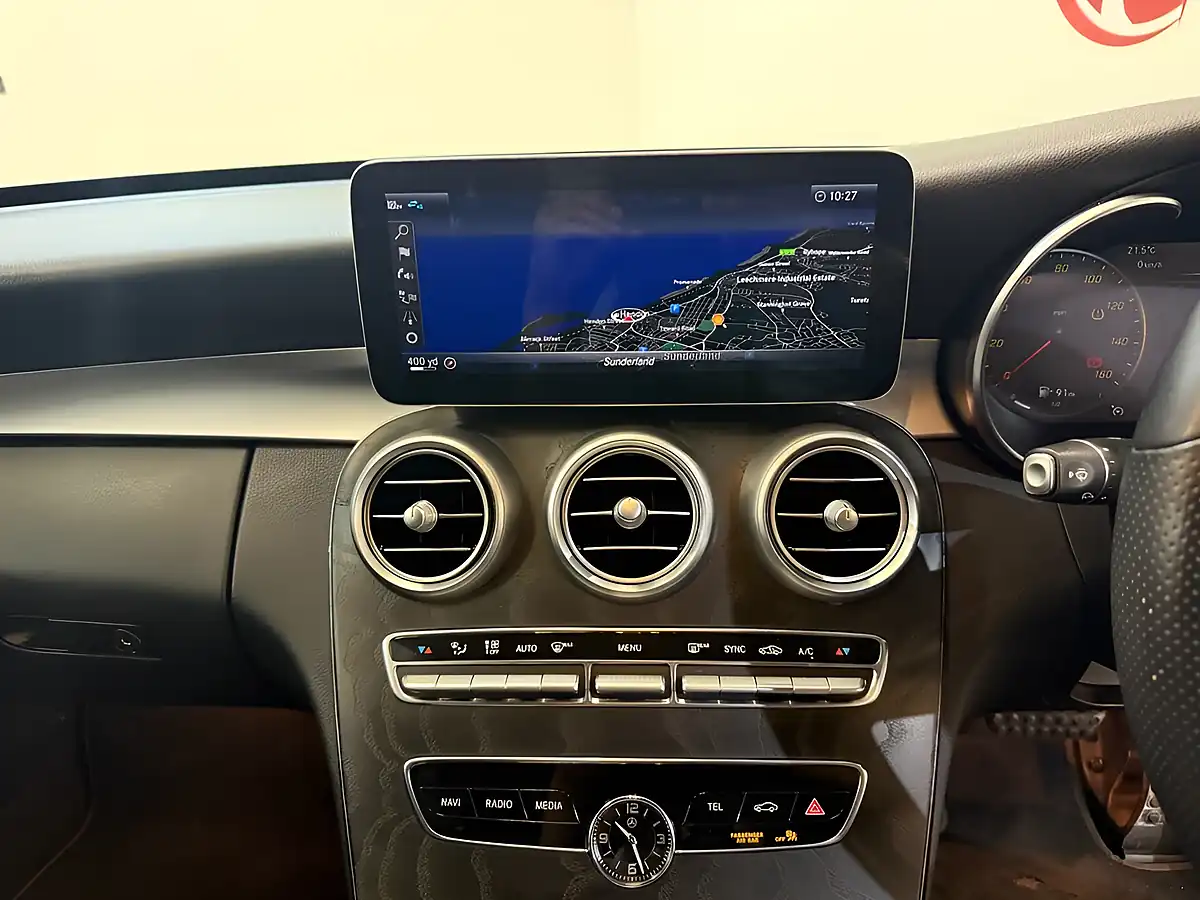Used 2020 Mercedes-Benz C-Class AMG Line Silver - Interior and Exterior details 10