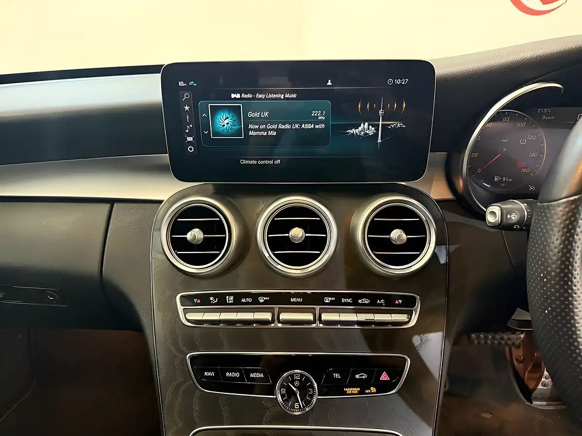 Used 2020 Mercedes-Benz C-Class AMG Line Silver - Interior and Exterior details 11