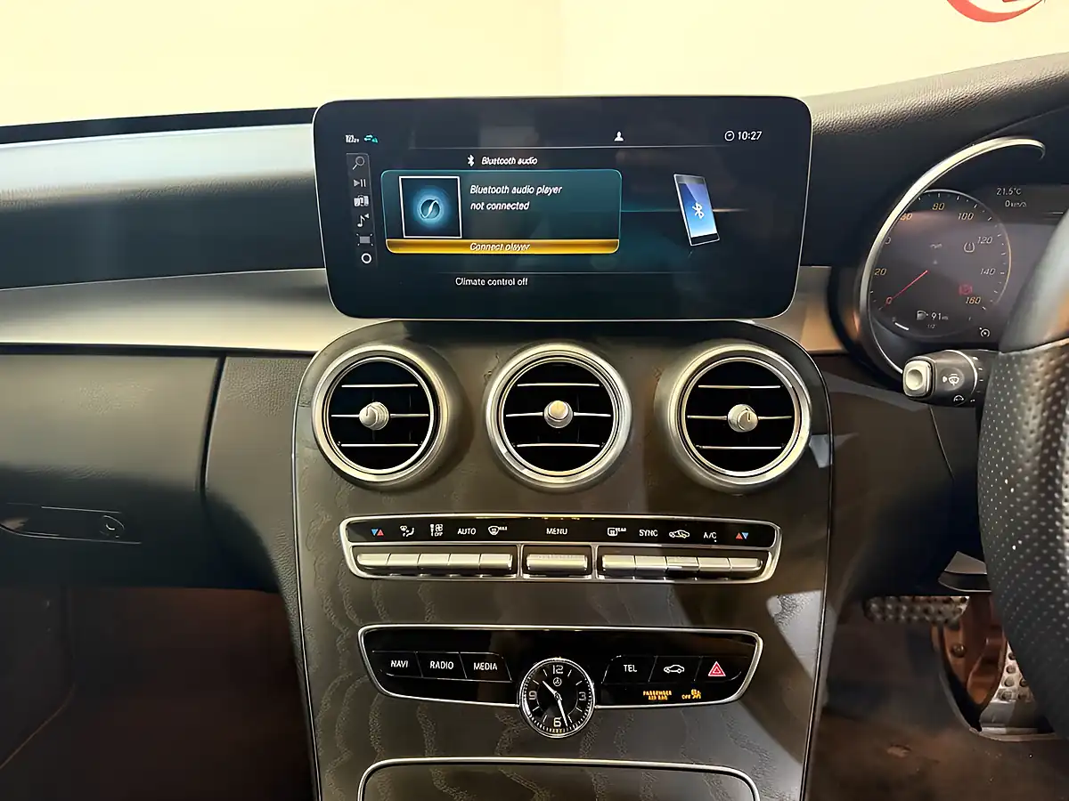 Used 2020 Mercedes-Benz C-Class AMG Line Silver - Interior and Exterior details 12