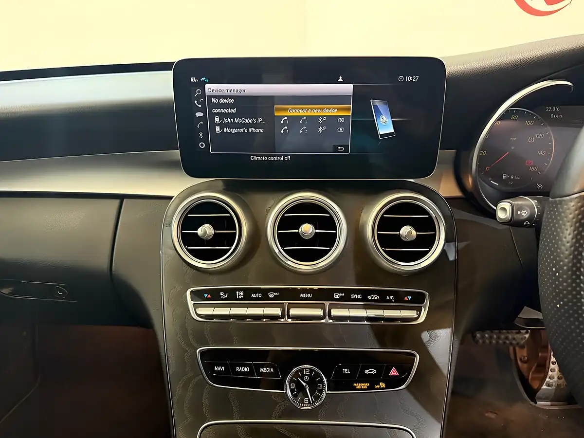 Used 2020 Mercedes-Benz C-Class AMG Line Silver - Interior and Exterior details 13