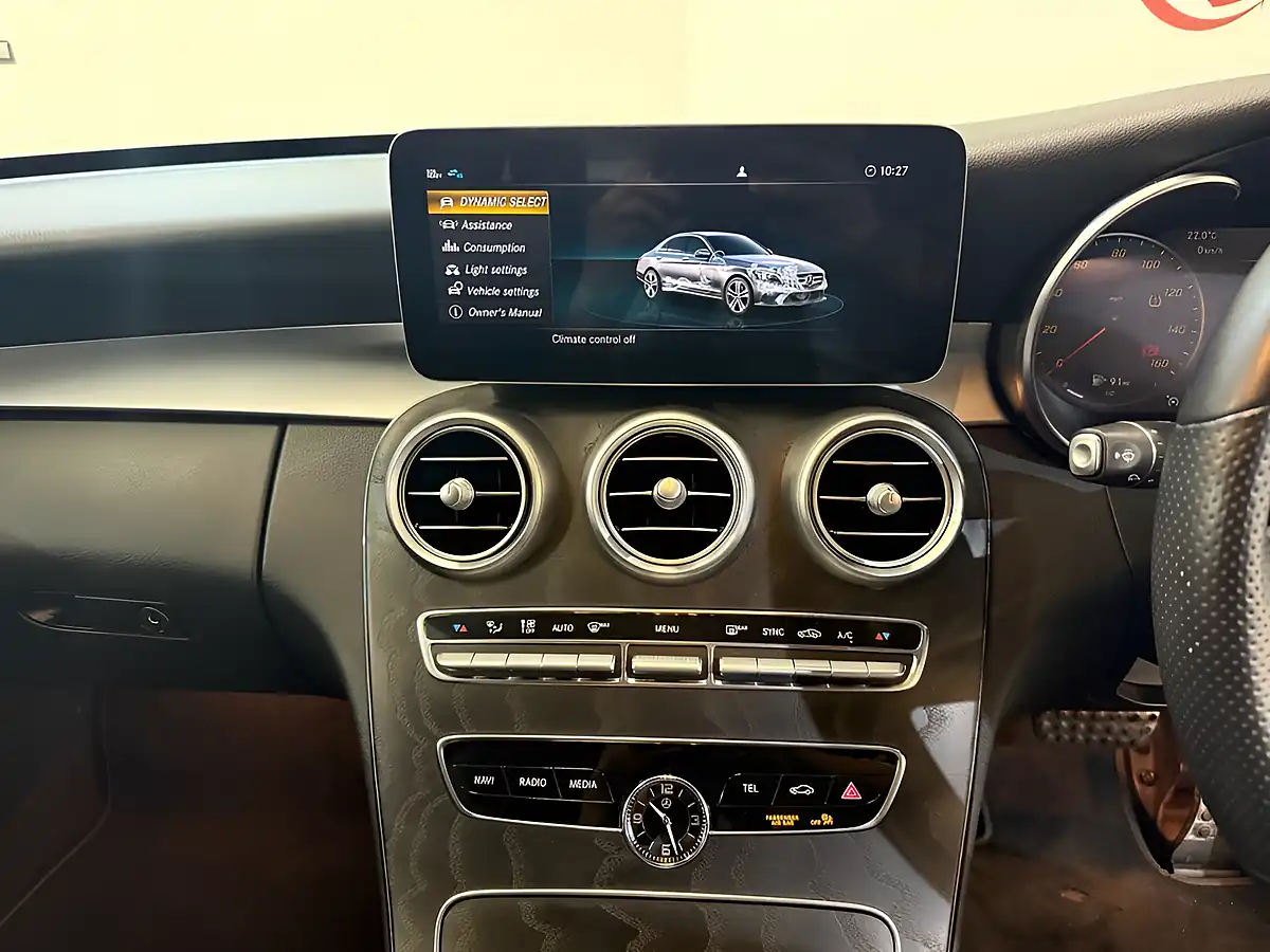 Used 2020 Mercedes-Benz C-Class AMG Line Silver - Interior and Exterior details 14