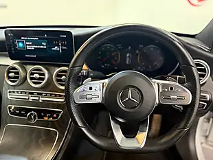 Used 2020 Mercedes-Benz C-Class AMG Line Silver - Interior and Exterior details 7
