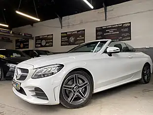 Used 2020 Mercedes-Benz C Class AMG Line White - Interior and Exterior details 12