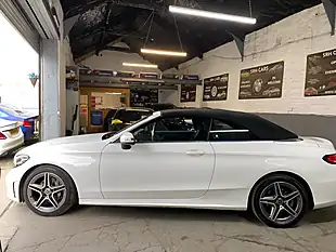 Used 2020 Mercedes-Benz C Class AMG Line White - Interior and Exterior details 15