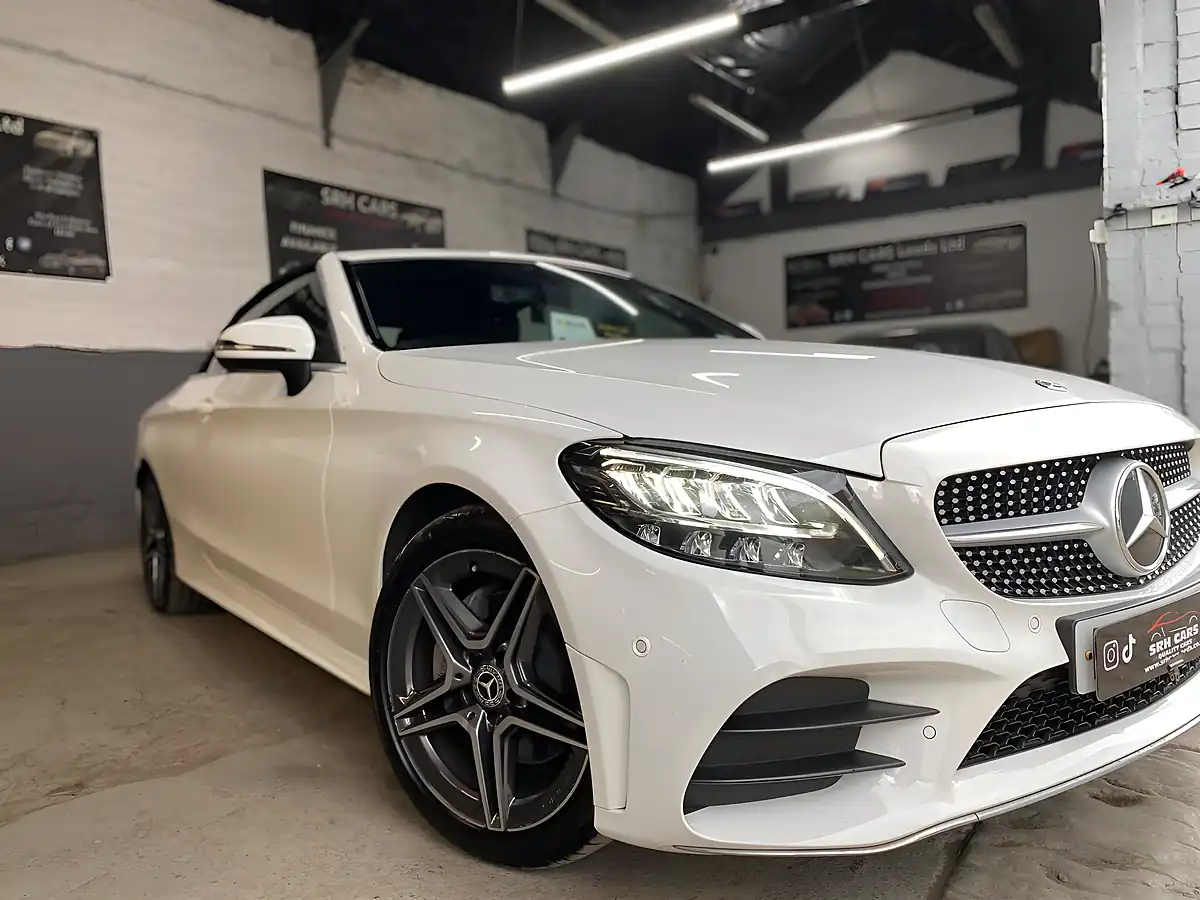 Used 2020 Mercedes-Benz C Class AMG Line White - Interior and Exterior details 2