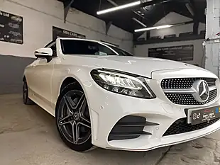 Used 2020 Mercedes-Benz C Class AMG Line White - Interior and Exterior details 4