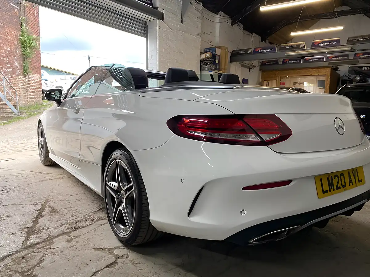 Used 2020 Mercedes-Benz C Class AMG Line White - Interior and Exterior details 7