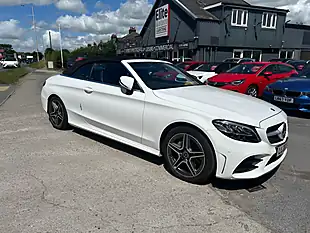 Used 2020 Mercedes-Benz C Class AMG Line White - Interior and Exterior details 11