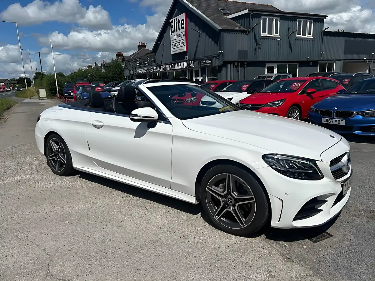 Used 2020 Mercedes-Benz C Class AMG Line White - Interior and Exterior details 2