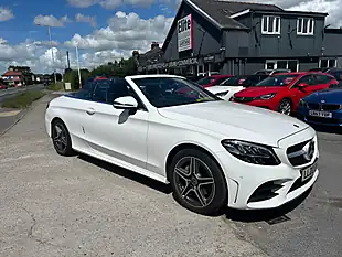 Used 2020 Mercedes-Benz C Class AMG Line White - Interior and Exterior details 3