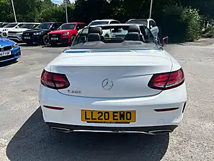 Used 2020 Mercedes-Benz C Class AMG Line White - Interior and Exterior details 6