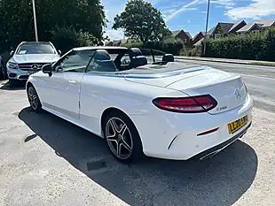 Used 2020 Mercedes-Benz C Class AMG Line White - Interior and Exterior details 7
