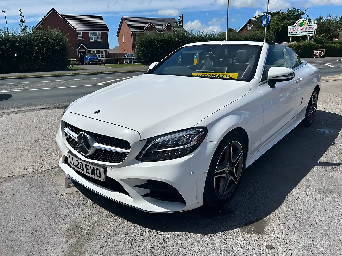 Used 2020 Mercedes-Benz C Class AMG Line White - Interior and Exterior details 8