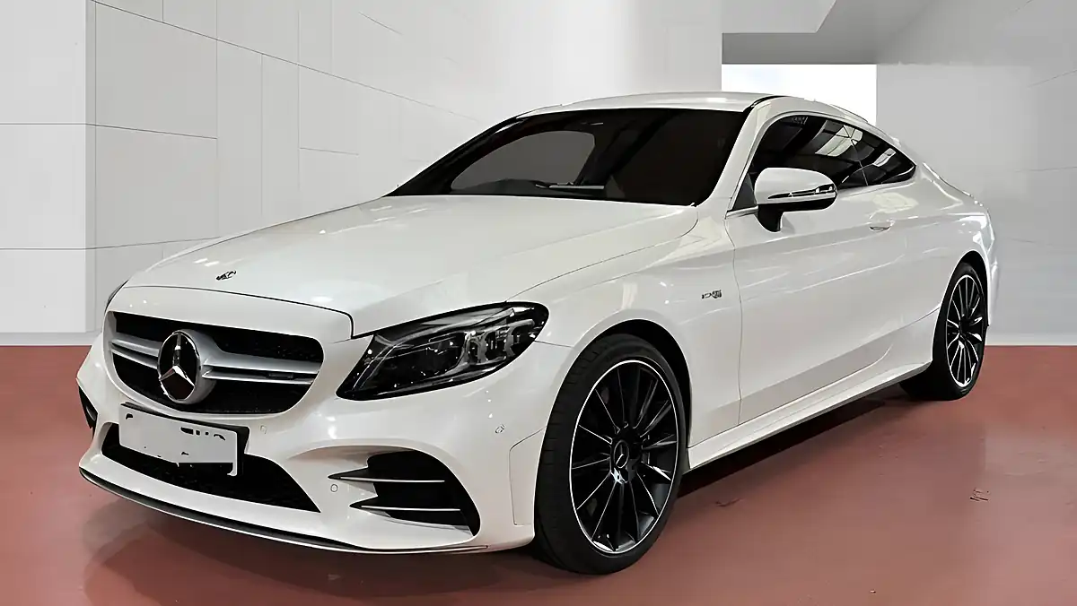 Used 2020 Mercedes-Benz C Class AMG (premium) Designo Diamond White - Interior and Exterior details 2