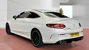 Used 2020 Mercedes-Benz C Class AMG (premium) Designo Diamond White - Interior and Exterior details 3