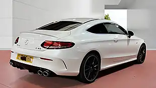 Used 2020 Mercedes-Benz C Class AMG (premium) Designo Diamond White - Interior and Exterior details 4