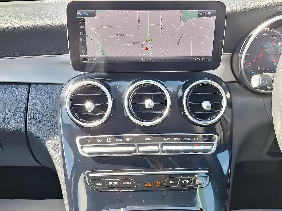Used 2020 Mercedes-Benz C Class Sport Edition (premium) Red - Interior and Exterior details 17