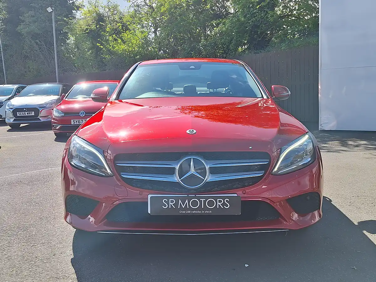 Used 2020 Mercedes-Benz C Class Sport Edition (premium) Red - Interior and Exterior details 2