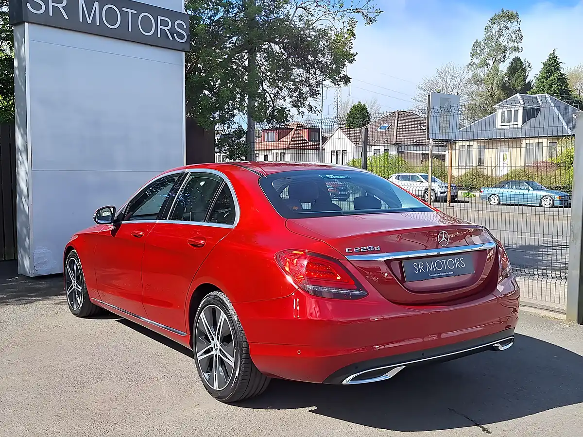 Used 2020 Mercedes-Benz C Class Sport Edition (premium) Red - Interior and Exterior details 4