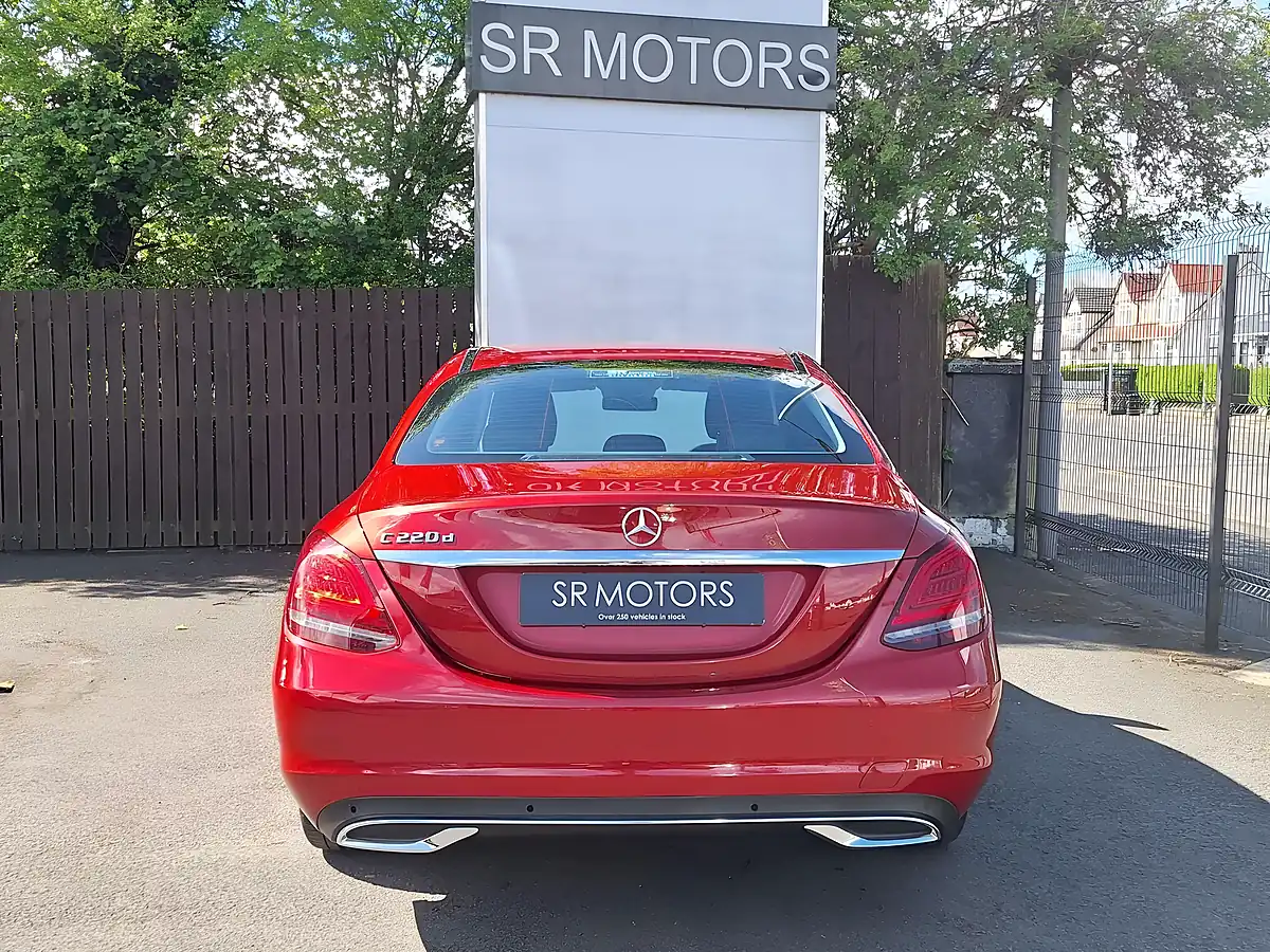 Used 2020 Mercedes-Benz C Class Sport Edition (premium) Red - Interior and Exterior details 5