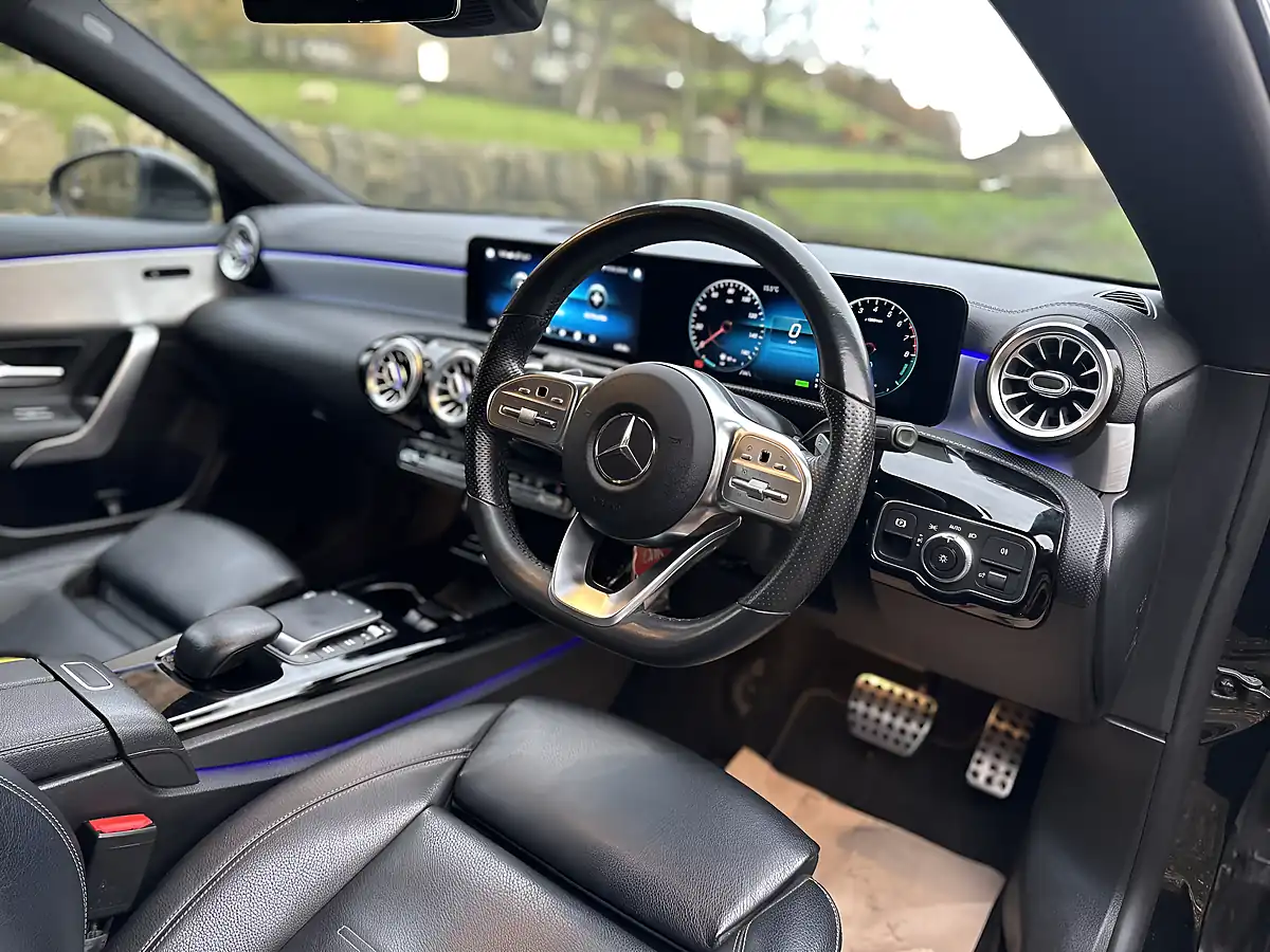 Used 2020 Mercedes-Benz Cla AMG Line Black - Interior and Exterior details 11